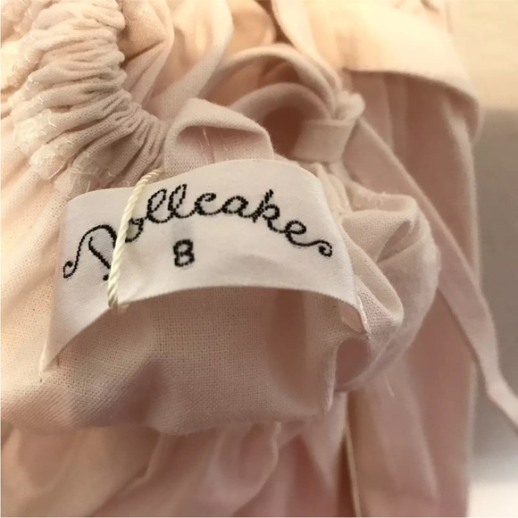 New Dollcake Oh So Girly Forever Girl Maxi Dress Blush Light Pink Size 8 - Picture 8 of 16